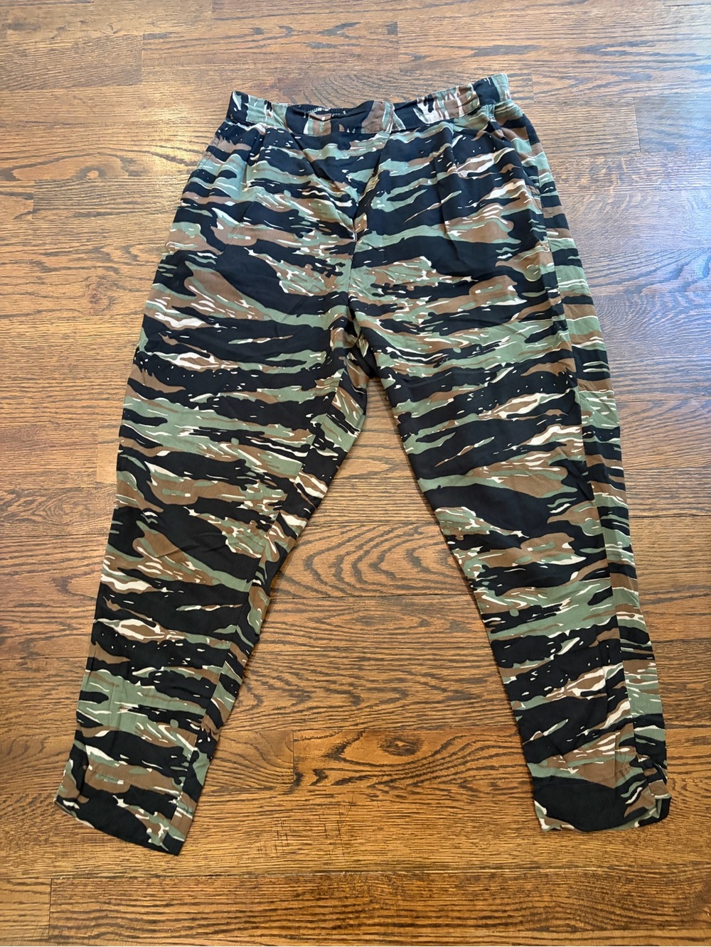 Ralph Lauren Camouflage Straight Leg Pants in Green, Brown & Black